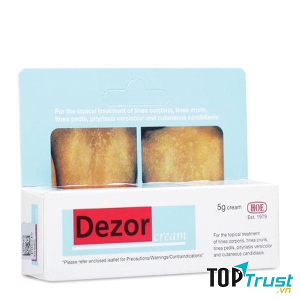 Kem trị nấm toàn thân, nấm chân, nấm bẹn Dezor Cream