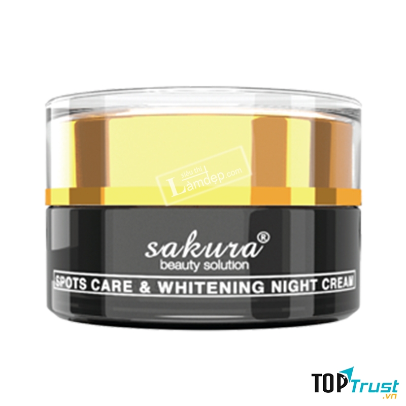 Kem Trị Nám Trắng Da Cao Cấp Ban Đêm SAKURA SPOTS CARE & WHITENING NIGHT CREAM
