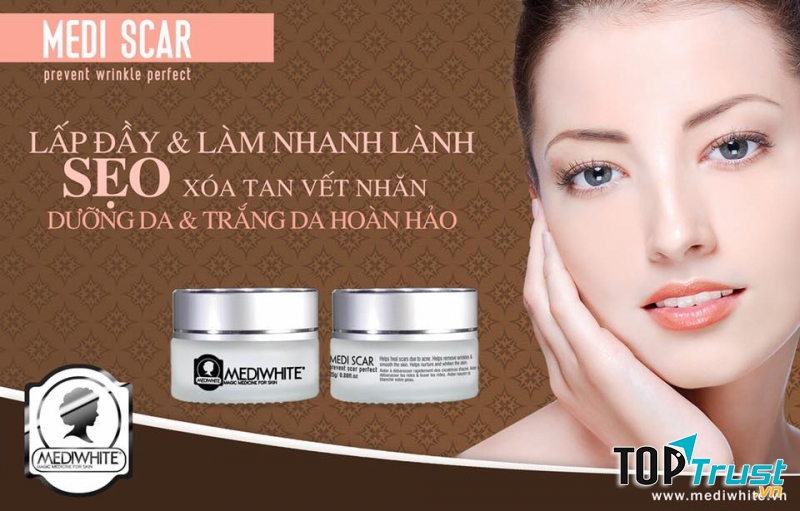 Kem trị sẹo rỗ Medi White – Medi Scar
