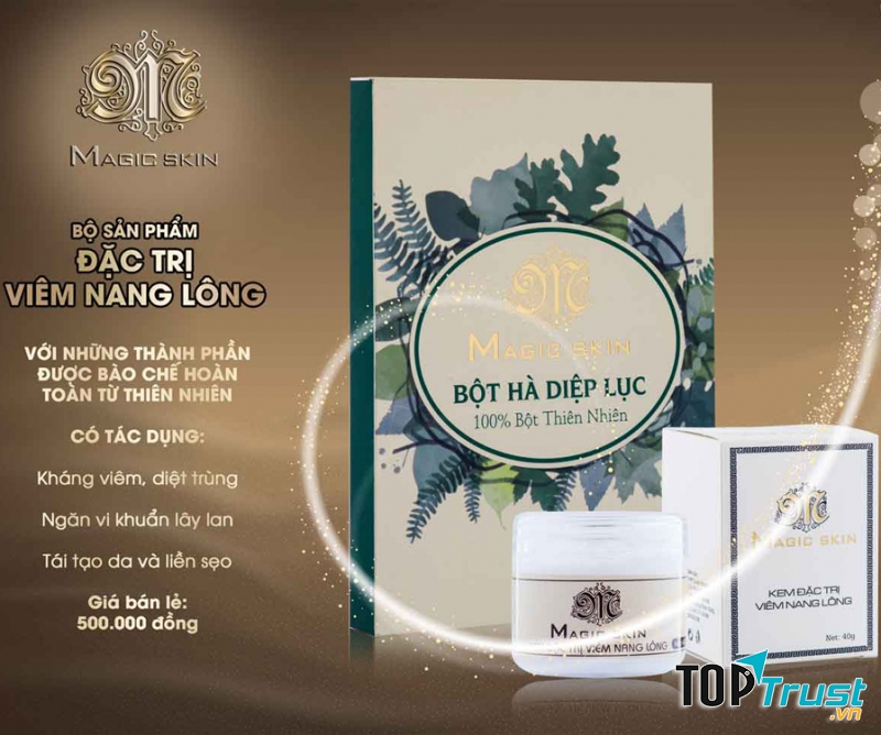 Kem trị viêm nang lông Magic Skin