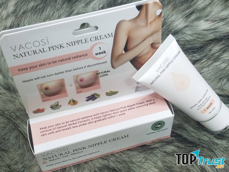 Kem làm hồng nhũ hoa Vacosi Natural