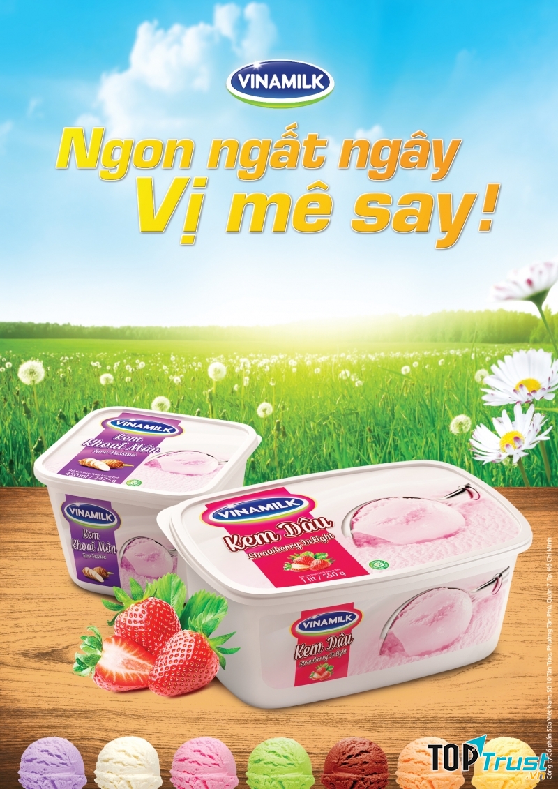 Kem hộp Vinamilk.