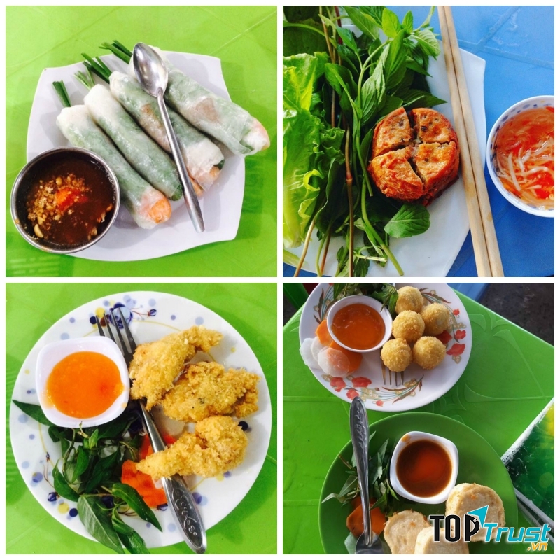 Một số món ăn vặt khác khá hấp dẫn tại quán kem Xiêm Dì Mai