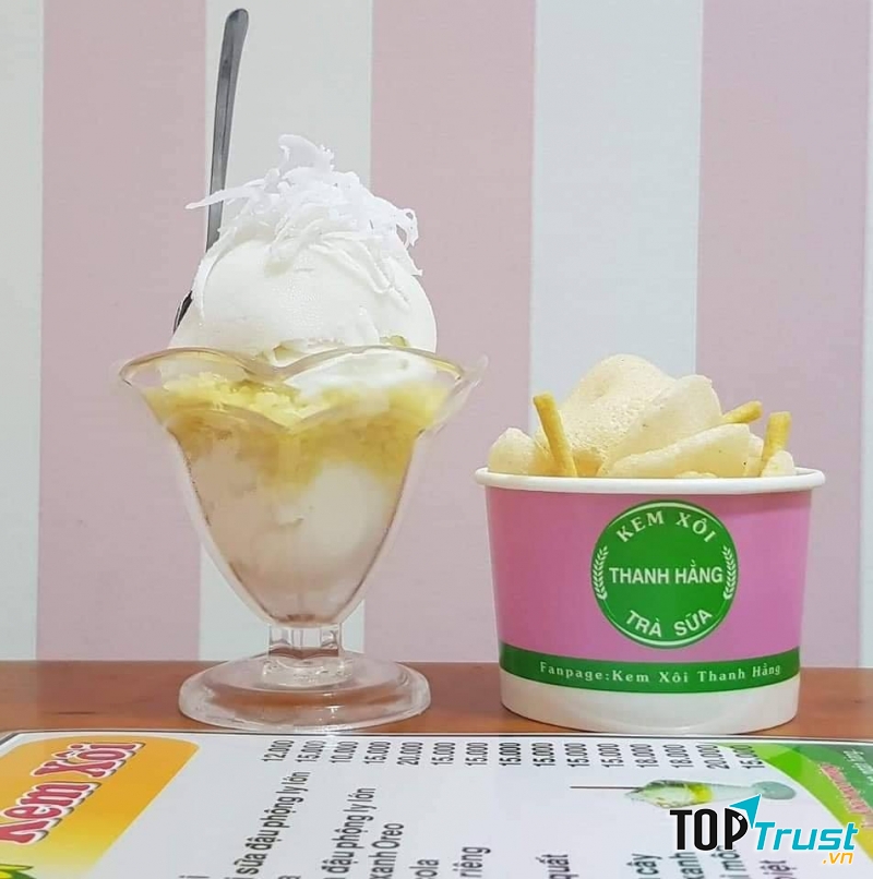 Kem xôi Thanh Hằng là địa chỉ kem nổi tiếng ở Biên Hòa với menu vô cùng đa dạng.