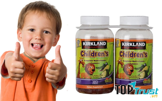 Kẹo bổ đa Vitamin dành cho trẻ em Kirkland Signature Children's Complete Multivitamin 160 viên