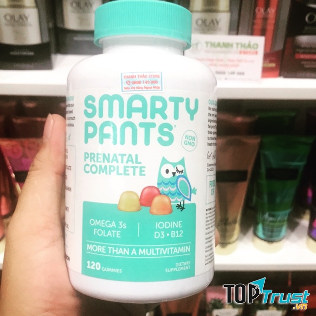 Kẹo bổ đa vitamin cho bà bầu SmartyPants Prenatal Complete