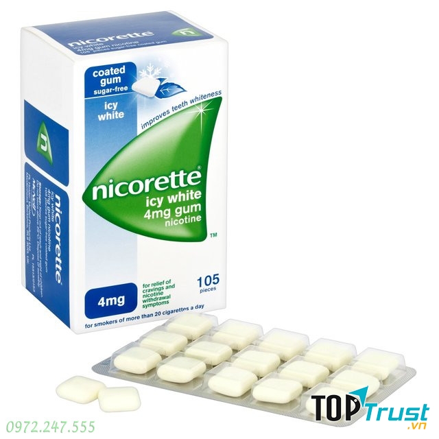Kẹo cai thuốc lá Nicorette