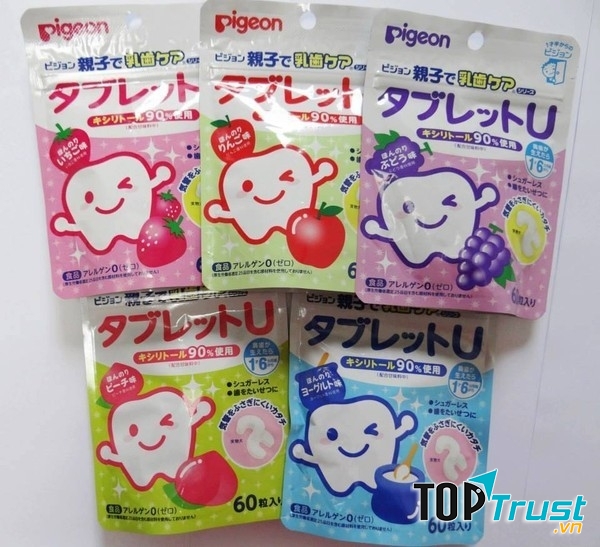 Kẹo chống sâu răng vị sữa Pigeon