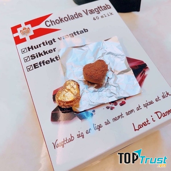 Kẹo giảm cân chokolade vægttab