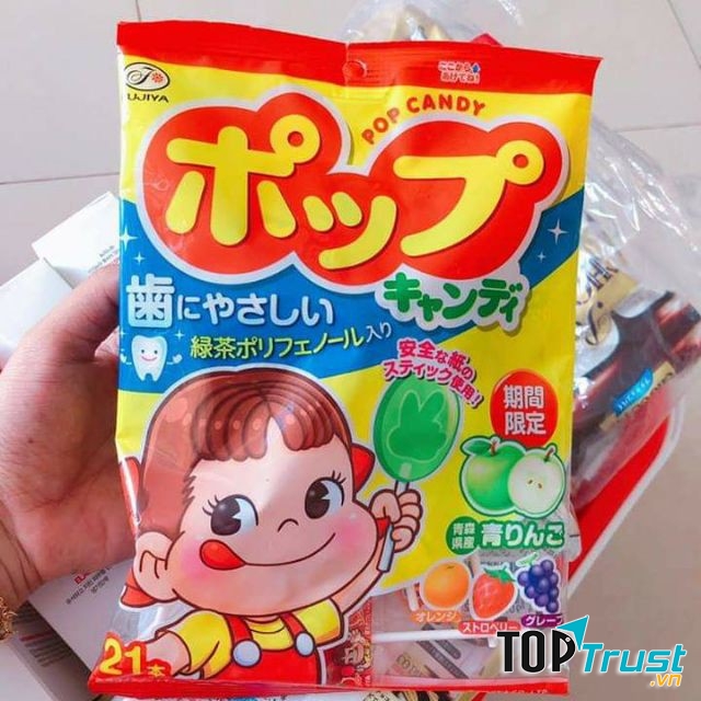 Kẹo mút trái cây Fujiya Pop Candy