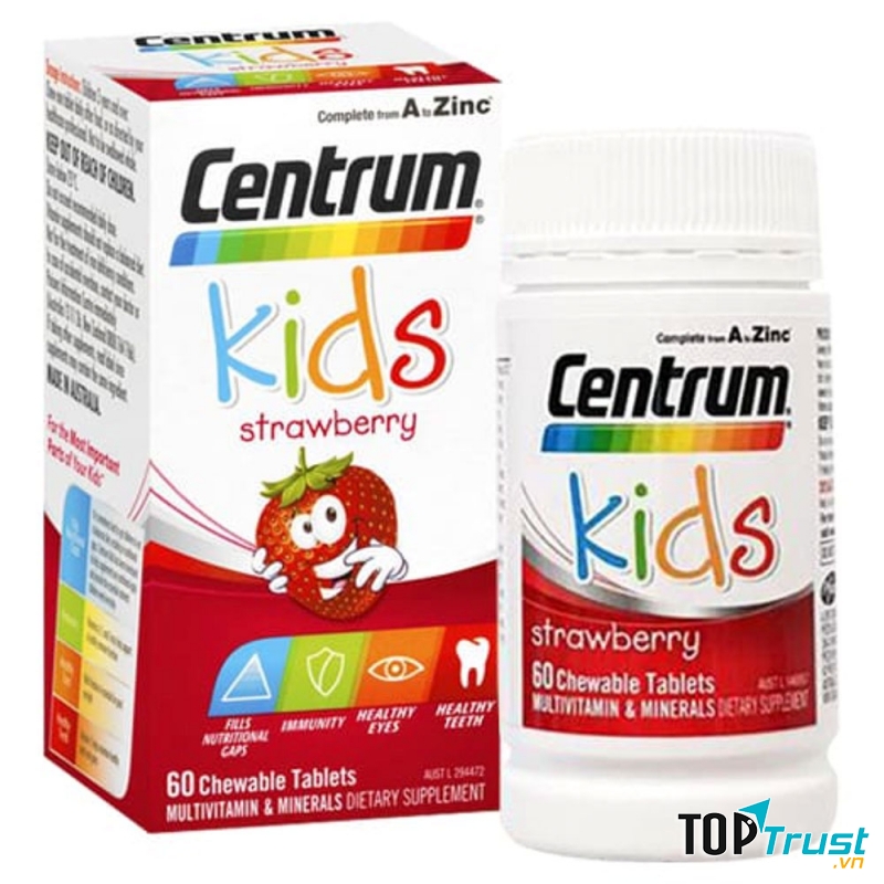 Kẹo Vitamin cho trẻ em Centrum Kids Strawberry