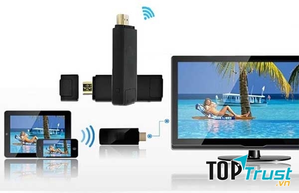 HDMI không dây giúp kết nối tivi với tay cầm chơi game