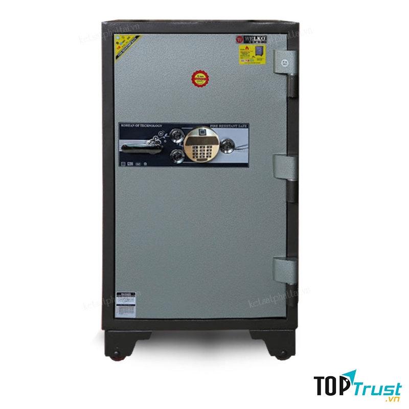 Két sắt cao cấp Welko KCC200VĐT khóa vân tay điện tử