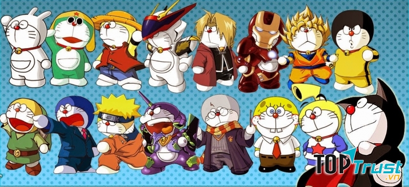 Hàng loạt phiên bản của Doraemon được fan sáng tác
