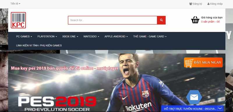 Trang web của Keygame PC