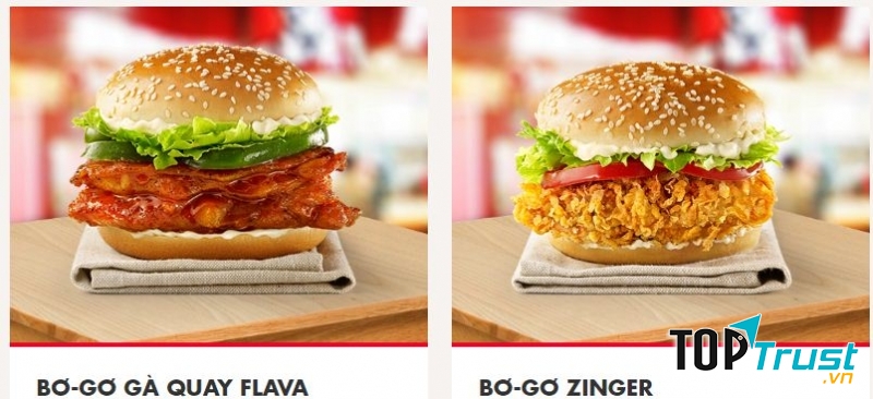 Bánh Hamburger KFC