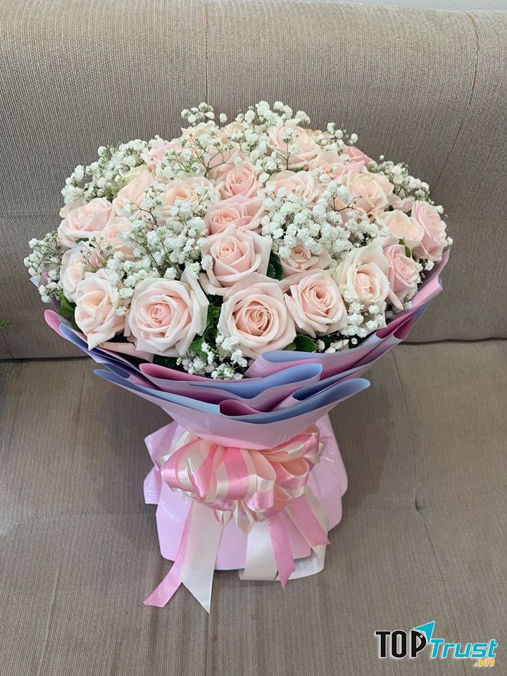 Hoa bó tặng nửa yêu thương