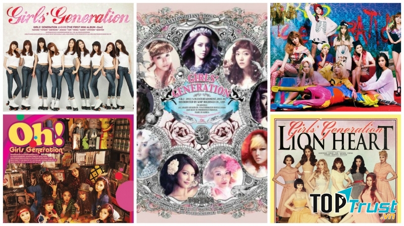 Năm album phòng thu của SNSD