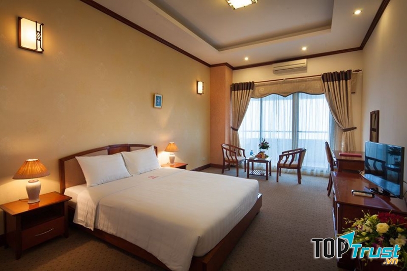 Phòng nghỉ tại Khách sạn CWD