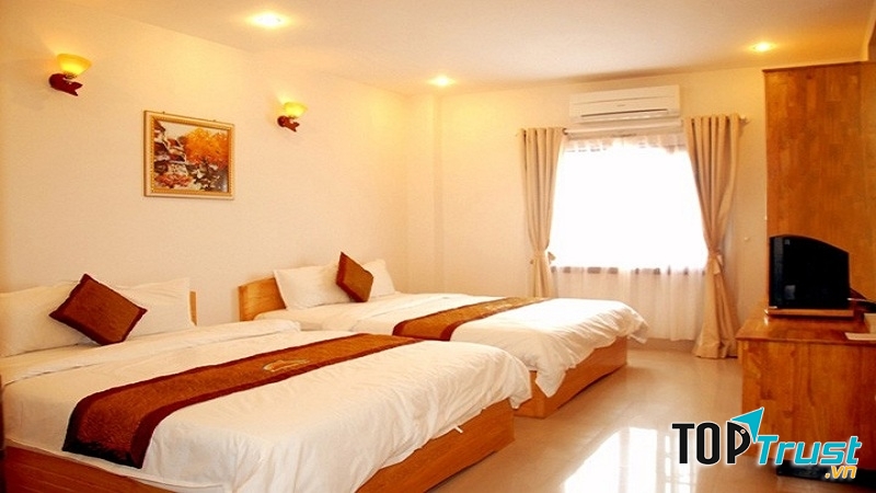 Không gian bên trong phòng của khách sạn Hải Châu