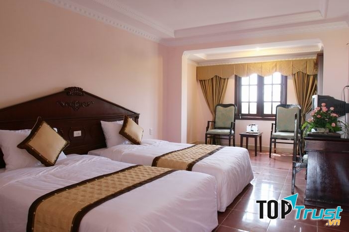 Phòng nghỉ sang trọng, đầy đủ tiện nghi