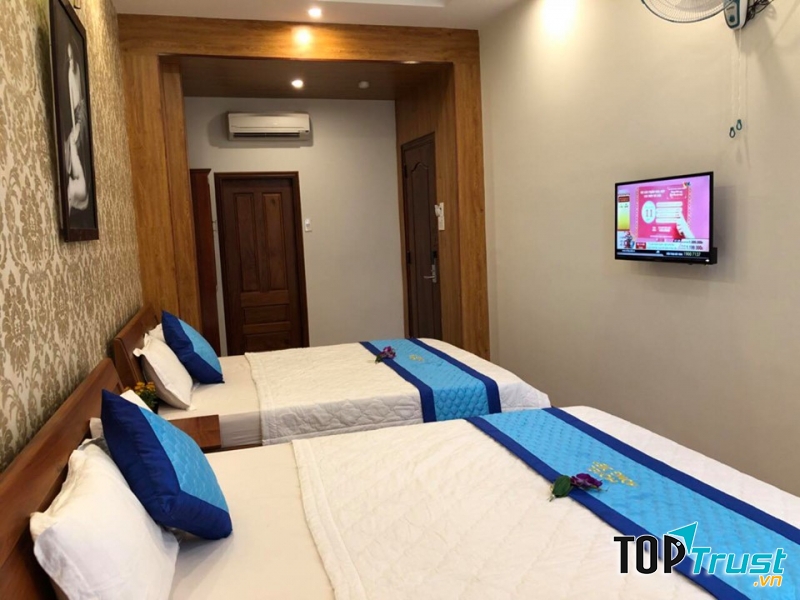 Phòng tại khách sạn sạch sẽ, thoáng mát