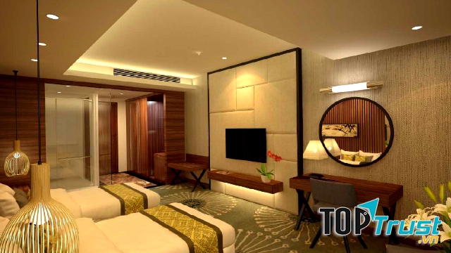 Phòng nghỉ tại khách sạn Mường Thanh Nhật Lệ