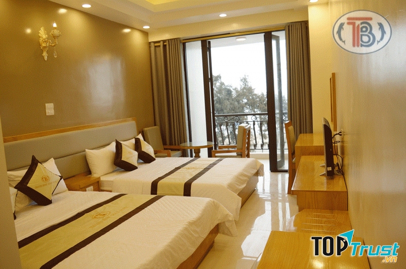 Đặc biệt 100% phòng nghỉ ở đây đều có view biển cho du khách trải nghiệm cảm giác ngắm nhìn biển xanh từ trên cao.