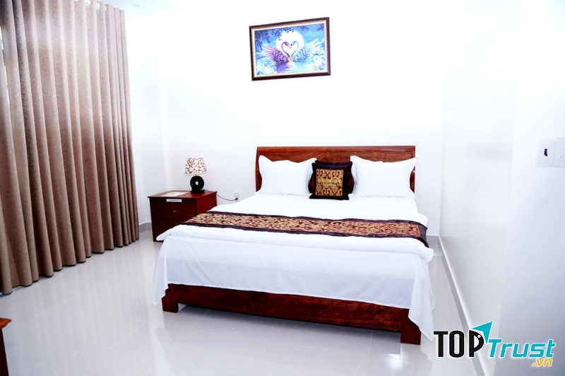 Phòng nghỉ ở đây được thiết kế theo phong cách hiên đại