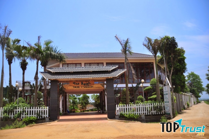 Nhìn từ bên ngoài chúng ta đã thấy sự sang trọng, lịch sự