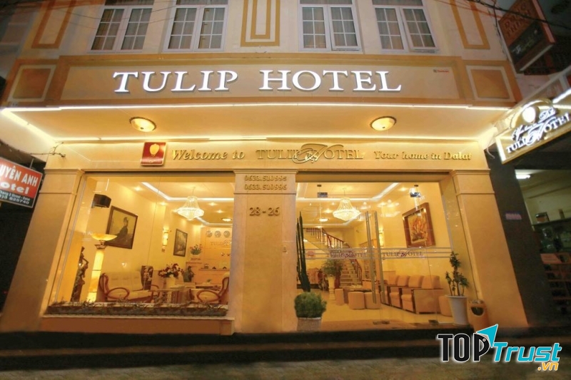 Khách Sạn Tulip Xanh tọa lạc ngay trung tâm thành phố Đà Lạt