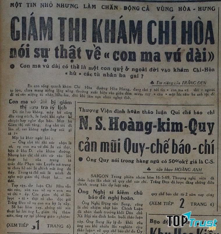 Bài báo về Khám Chí Hòa
