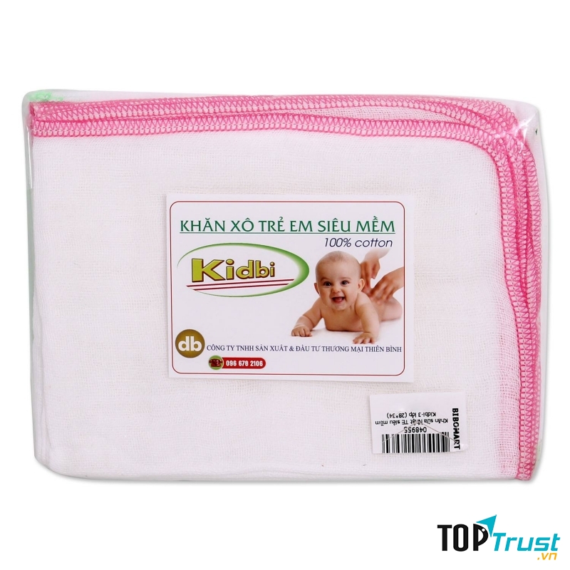 Khăn dùng để lau cho bé