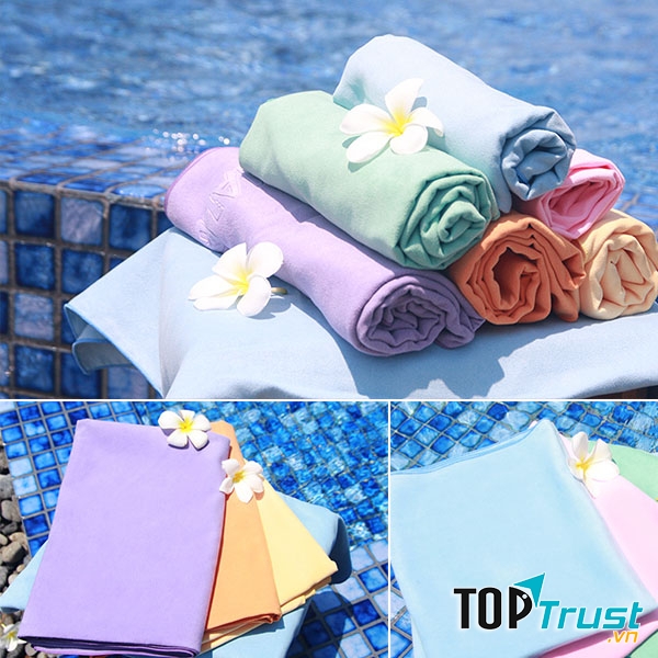 khăn tấm có công dụng chống gió biển, cảm lạnh