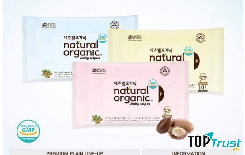 Khăn ướt hữu cơ Natural Organic