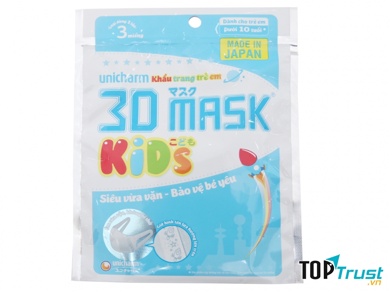 Khẩu trang Trẻ em Unicharm 3D Mask
