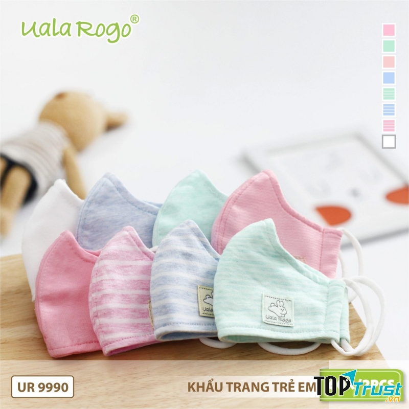 Khẩu trang cho bé có công dụng phòng tránh cũng như bảo vệ bé khỏi những tác nhân vi khuẩn có hại