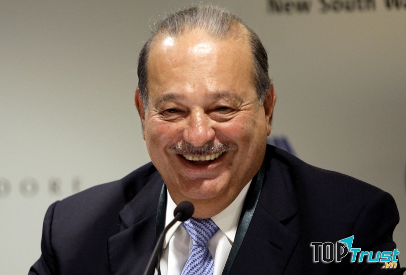 Carlos Slim Helu - Nhà thương nhân Mexico. Theo Forbes, ông hiện là người giàu thứ 3 trên thế giới.