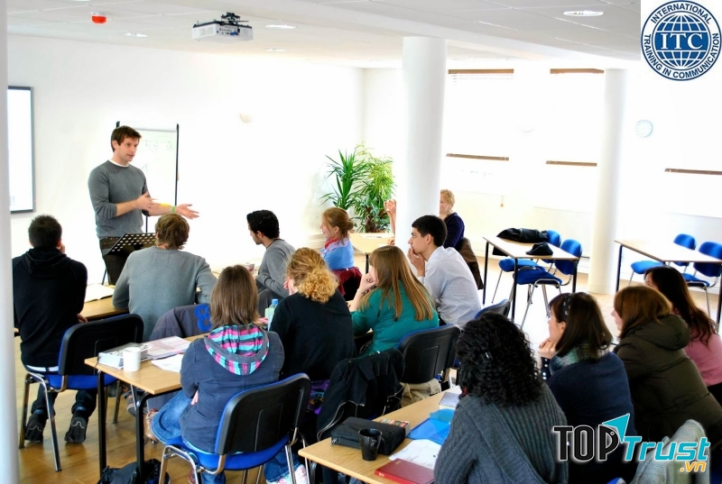 Một lớp học tiếng anh tại ITC