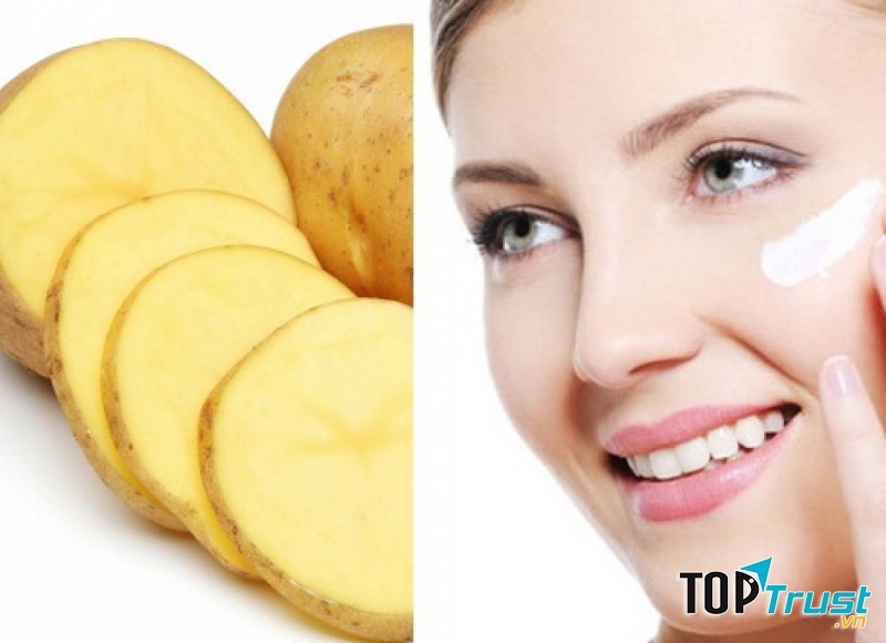 Tinh bột và khả năng làm se của khoai tây là một giải pháp giảm kích ứng.