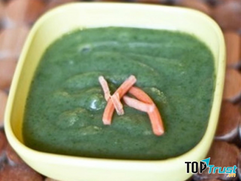 Khoai tây nghiền cải bó xôi