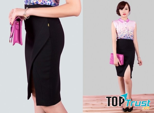 Tận dụng những chiếc váy ôm để ăn gian vòng 3.