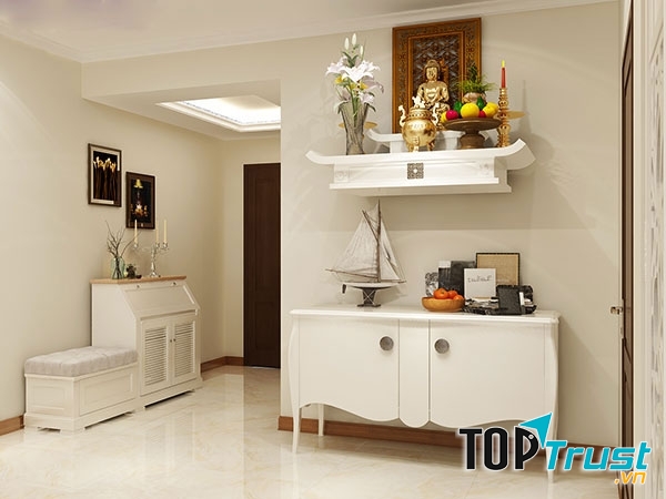 Không đặt gương đối diện với bàn thờ, các vị thần linh