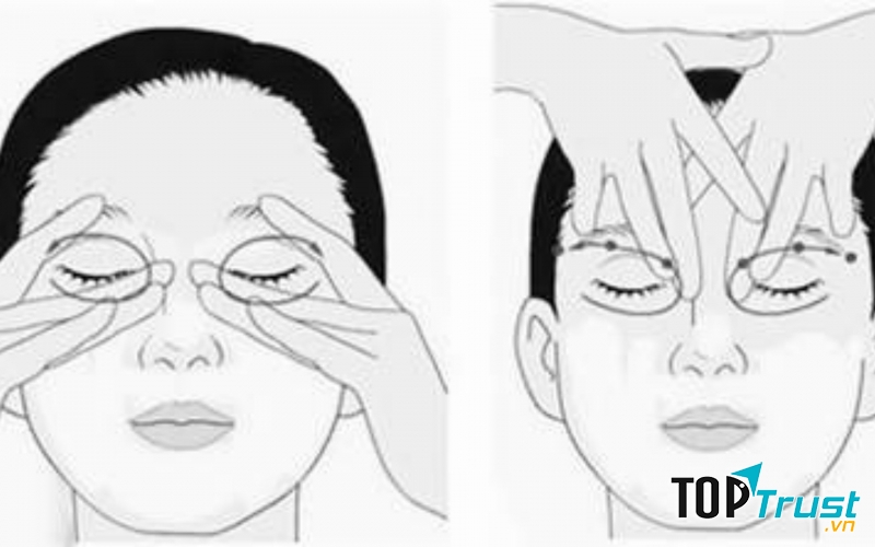 Mát xa giúp mắt được thư giãn tốt hơn