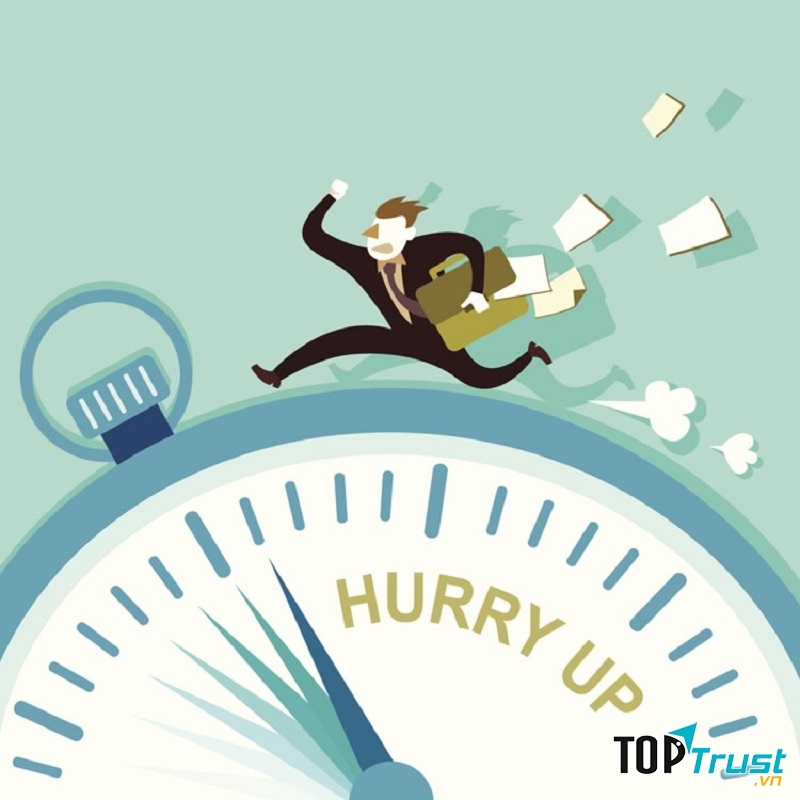 Trễ giờ gây cảm giác chán nản khó chịu trước phần trình bày của bạn