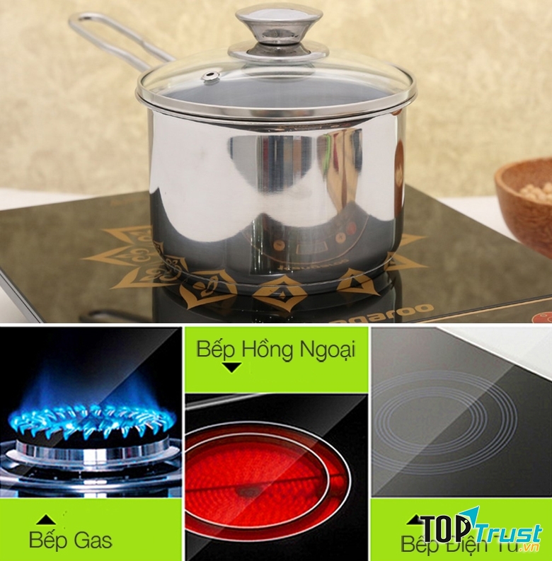 Không đặt nồi inox trong nhiệt đô cao mà không có thực phẩm