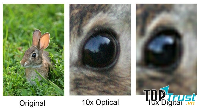 Không dùng tính năng zoom