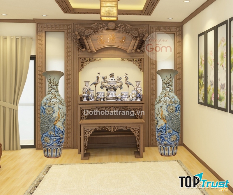 Không Gian Thờ Cúng Bát Tràng