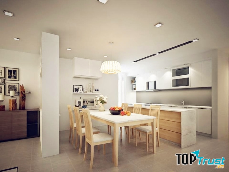 Không kê nội thất sát tường