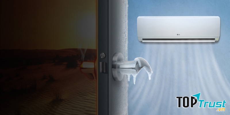 Không nên đóng kín cửa phòng điều hòa